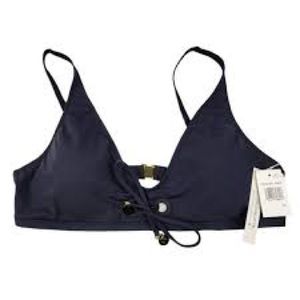 Bleu Rod Beattie NEW black bikini top Size 14
